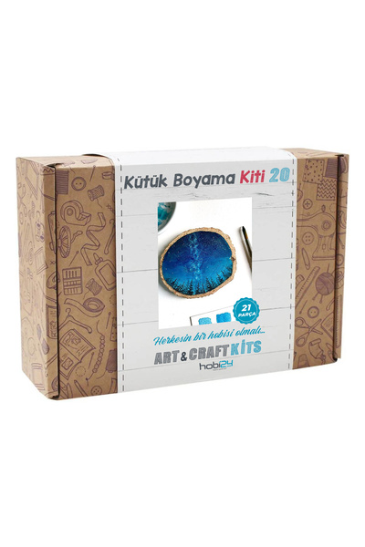 hobi24 Kütük Boyama Seti - Kit 20