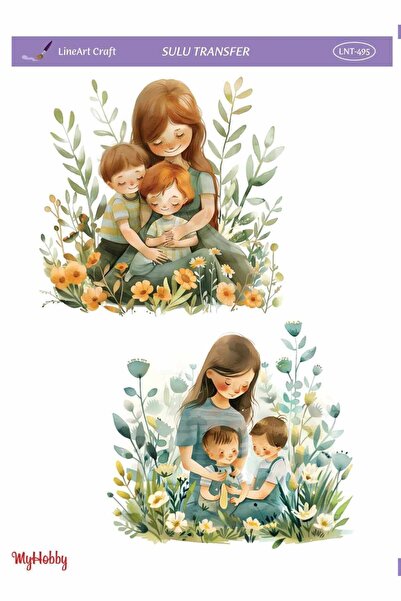 LİNEART Lineart Sulu Transfer No:LNT495 25x35cm