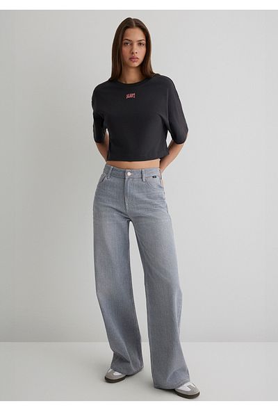 Mavi Logo Printed Crop Women's T-Shirt
