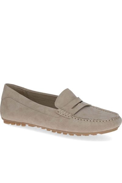 Caprice Beige Moccasins Womens Shoes
