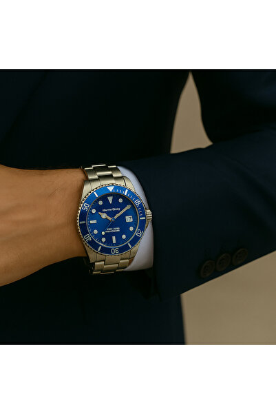 SKMİ Takvimli Erkek Kol Saati Döner Bezel