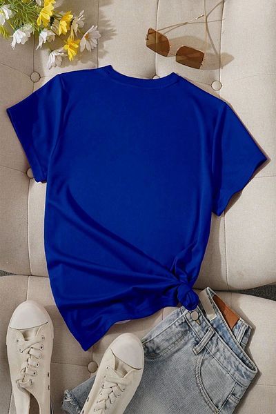 VBSVİBES Tricou - Bleumarin - Supradimensionat