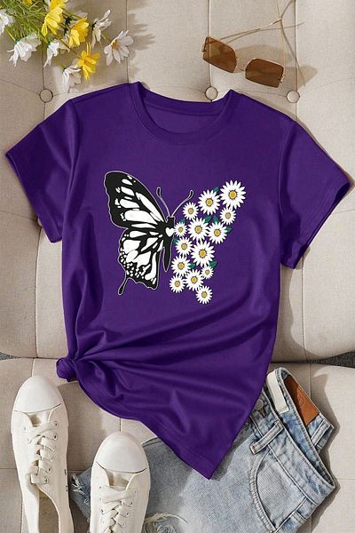 VBSVİBES Tricou - Violet - Supradimensionat