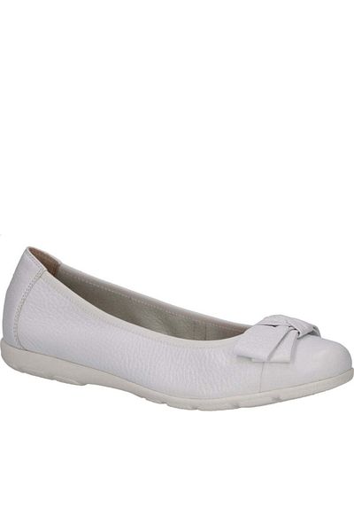 Caprice Pantofi dama Caprice White Ballerinas