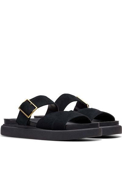 CLARKS Black Sandals Womens Shoes