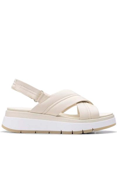 CLARKS Beige Sandals Womens Shoes