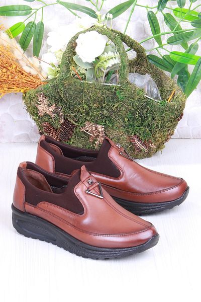 Mehmet Mete 4280 Soft Lightweight Comfortable Genuine Leather Women's Shoes