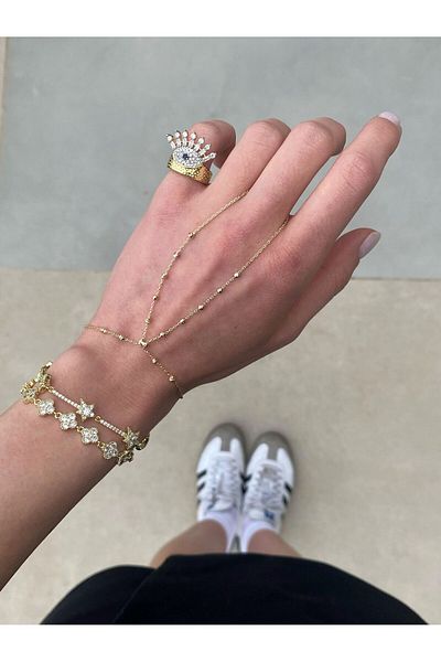 Niceboutique Design Steel Gold Topcuk Şahmeran