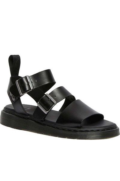 Dr. Martens Black Sandals Unisex Adults Shoes