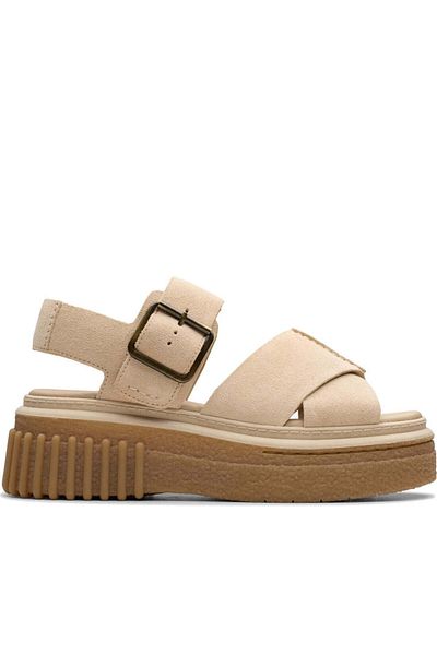 CLARKS Beige Sandals Womens Shoes