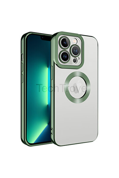 TechTrove İphone 11 Pro Max Kılıf Kamera Korumalı Logo Gösteren Kapak