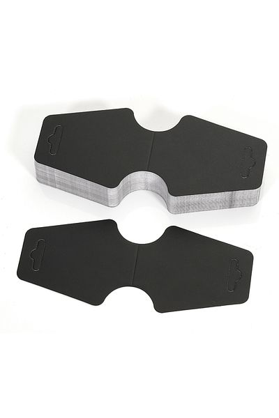 Choice Black 50pcs/lot 5x12cm Foldable Blank Kraft Paper Card for Necklace Bracelet Headband Hairband Displ