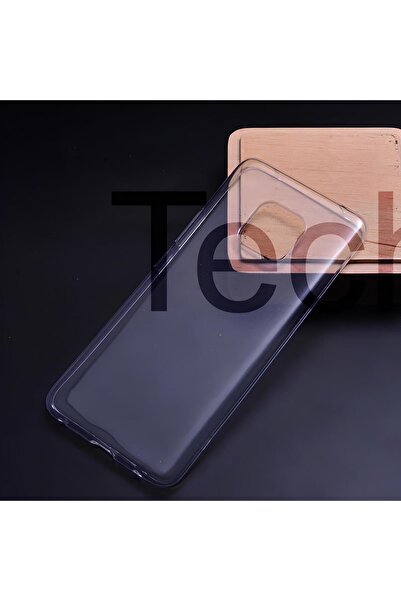 TechTrove Huawei Mate 20 Pro Kılıf Kamera Koruma Çıkıntılı Şeffaf ve Esnek Si...