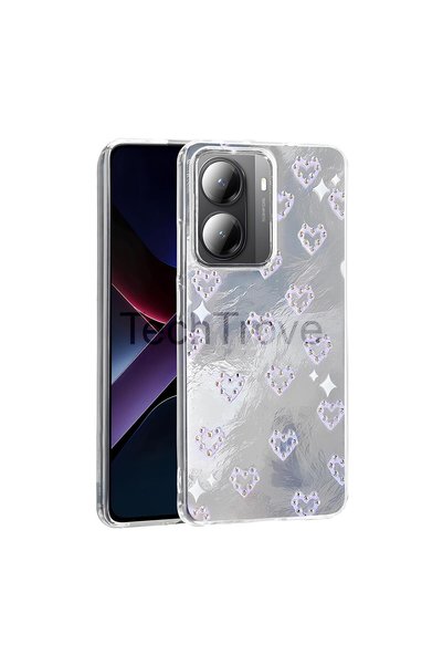 TechTrove حافظة هاتف Xiaomi Poco X7 Pro مع غطاء لطيف لحماية الكاميرا مع شكل م...