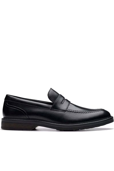 CLARKS Pantofi pentru bărbați Clarks Black Loafers