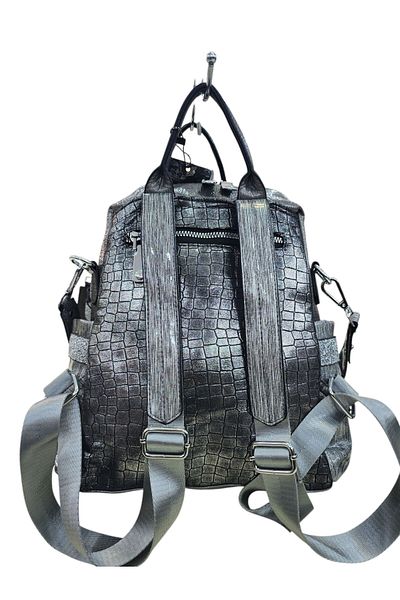 OUEEN ELİZABETH 6-Eye Inlaised Stone Figure 2 Optional (Shoulder -Back) Women's Bag