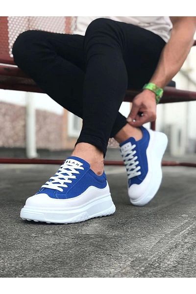 Beruflic White Blue Men's Shoes