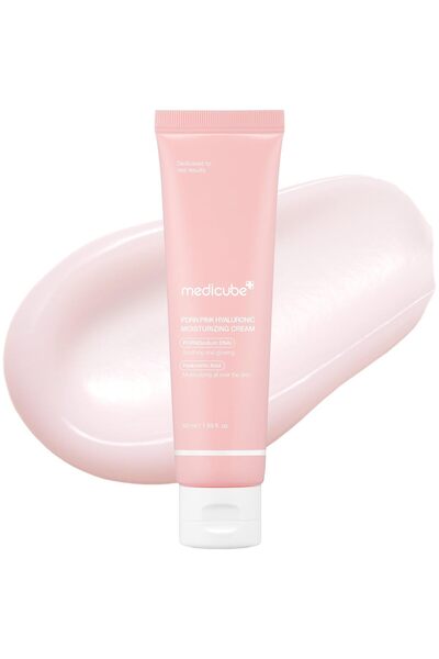 Medicube Salmon Dna Pdrn Pink Hyaluronic Moisturizing Cream, Soothing Pink Cr...