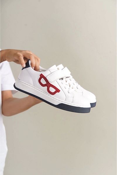 Beruflic Children's Shoes White Red Navy Blue