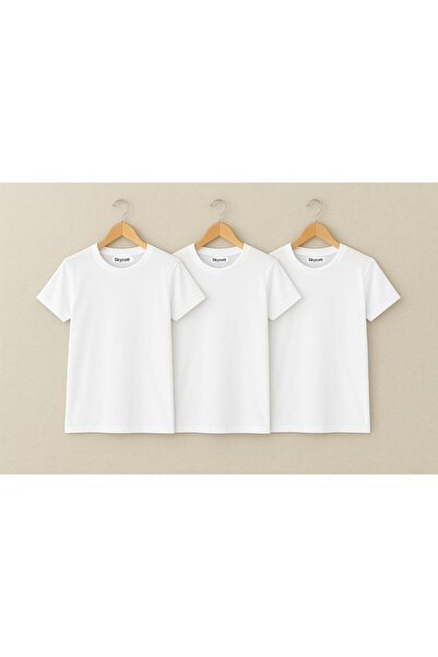 skycott Жіночий віскозний боді білий, 3 штуки