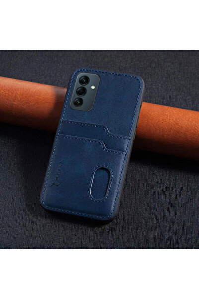 RONA STORE حافظة جلدية من البولي يوريثان متوافقة مع هاتف سامسونج جالاكسي A36 مع حامل بطاقة زيبانا