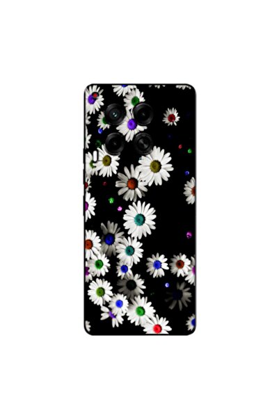 Zebana حافظة متوافقة مع TECNO Camon 30 5G Daisy V1 من السيليكون (مطبوعة)