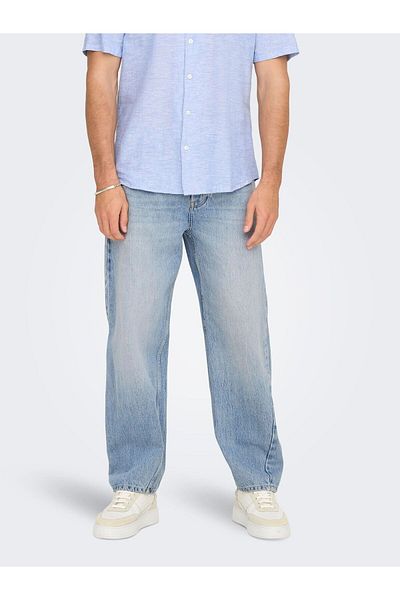 Only & Sons Locker geschnitten ONSFADE Mittlere Taille Locker geschnitten Jeans
