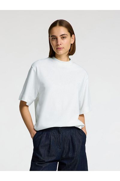 Selected Femme T-Shirt Besticktes Relaxed Fit
