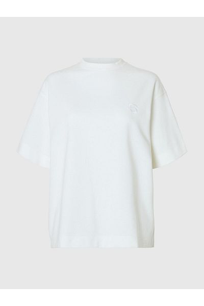 Selected Femme T-Shirt Besticktes Relaxed Fit