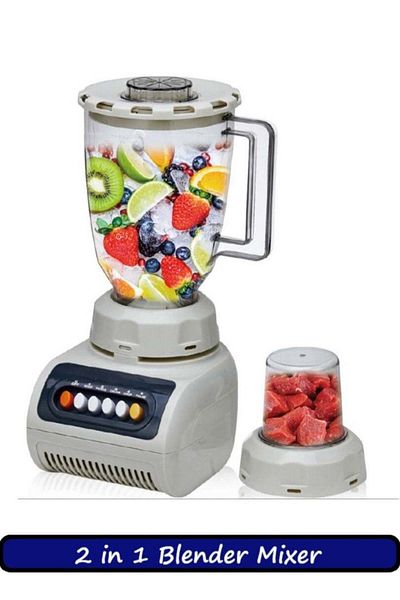 Klikon 2 in 1 Multifunctional Blender Stainless Steel Blades 300W KB-242