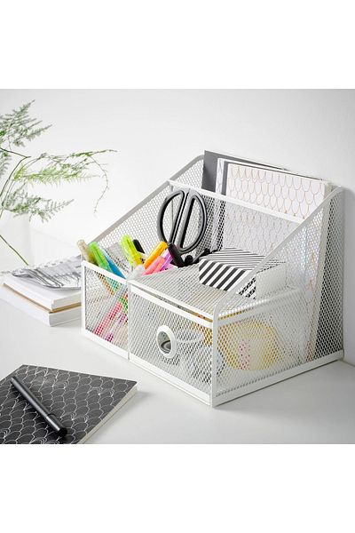IKEA Premium Product Steel Desktop Organizer 25x20 cm