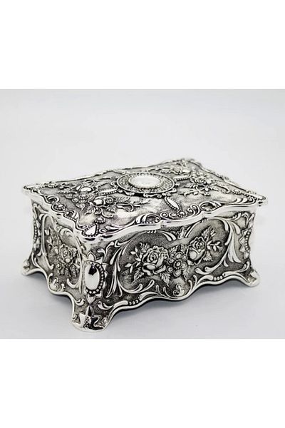 BulutRetail Metal Jewelry Box with Storage