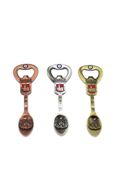 Acousticworld Istanbul Themed Metal Magnet and Opener Spoon Design