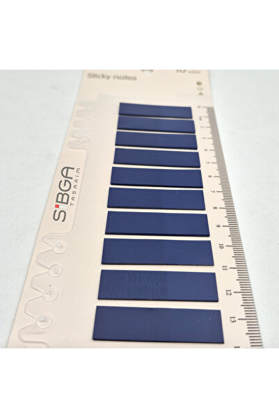 sibga tasarım Transparent Blue Post-It, 200 Sheets Note Paper and Book Mark Sticker