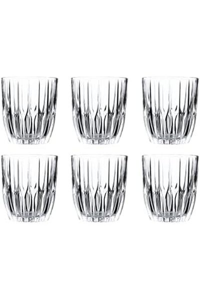 ALSAIF 6-pieces Glass Cup Set, Designed With A Wide Opening And A Stable Base, 300ml