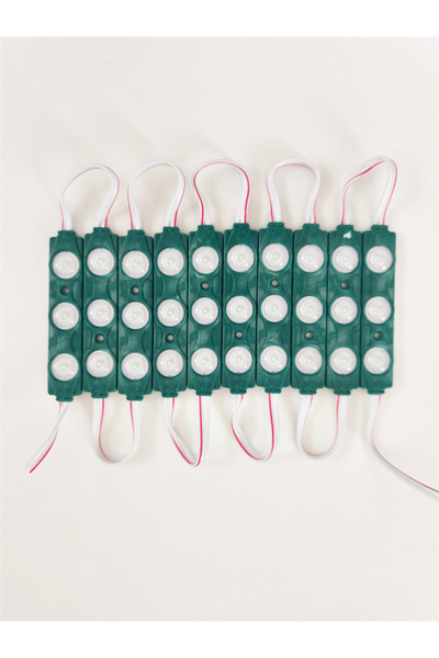 REPLAX Parmak Led Lamba Yeşil 3 Led 140 Lümen 12 Volt 10,lu