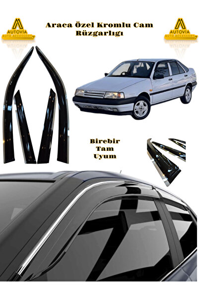 Autovia Fiat Tempra Kromlu Cam Rüzgarlığı 4lü