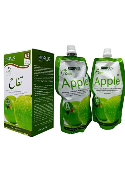 Pro Plus Professional كريم صبغ الشعر بني غامق خالي من الأمونيا A3