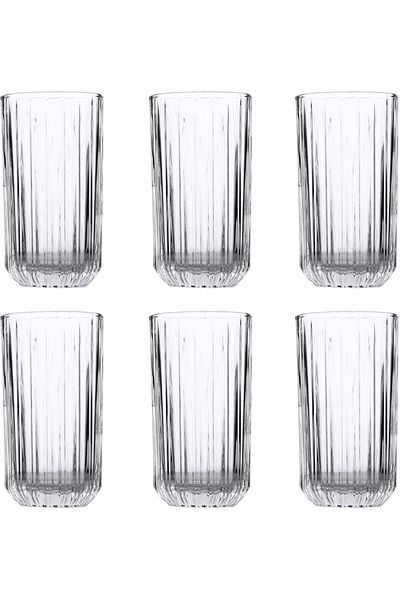 ALSAIF 6-pieces Glass Cup Set, Designed With A Wide Opening And A Stable Base, 360ml