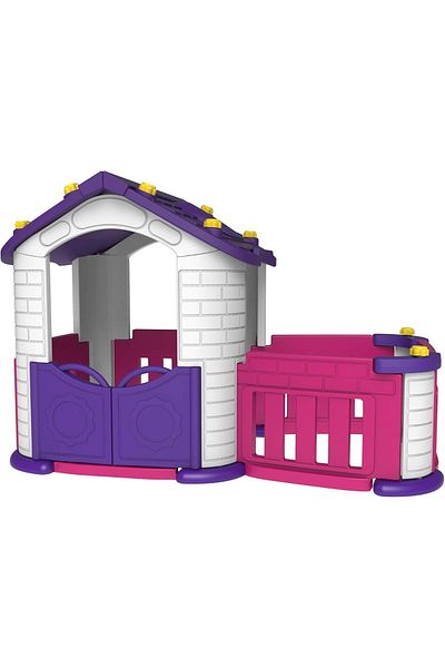 Star Kids Best Toy Large Playhouse for Kids with Outdoor Room, Multicolor