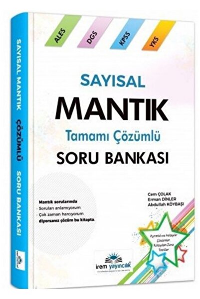 İrem Yayıncılık KPSS ALES DGS Sayısal Mantık Tamamı Çözümlü Soru Bankası