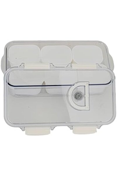 ALSAIF Al Saif Storage Box - Small, Transparent Design With Handle (6 PIECES)