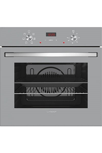 LANOVA Gümüş 4406G01 - G16400-217 - E3130G6 Gri Cam Ankastre Set