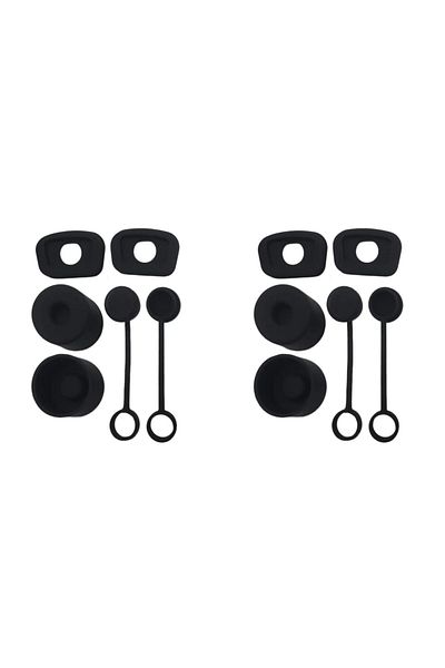 Choice 2Pcs Black Silicone Spill Proof Stopper Set for Stanley Cup 1.0 2.0 40oz/ 30oz Tumbler Accessories S