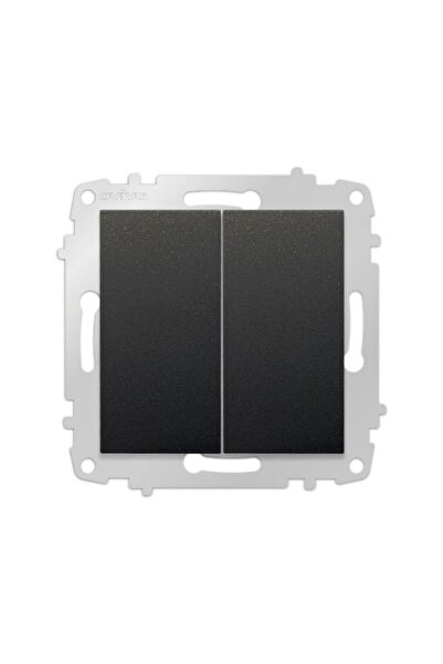 OVİVO Ovivo Grano Black Commutator Binary Switch Frameless