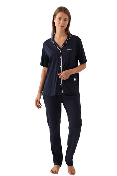 Pierre Cardin Women's New Season Long Leg Short Sleeve Pajama Set CH.PC.01.77.15