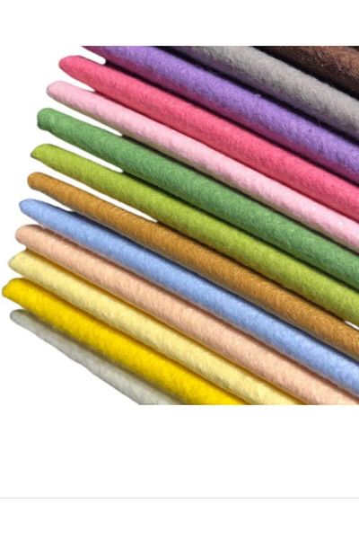 pure age 10 Colors You Want Polyester Soft Felt Fabric, DIY Doll Craft Materials