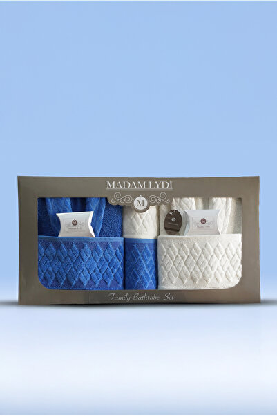 M Madam Lydi طقم روب حمام فاخر مكون من 8 قطع من ماركة مادام ليدي كاديفت |   ط...