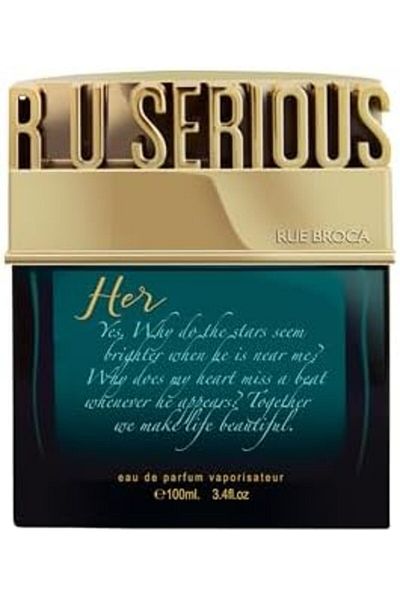 RUE BROCA R U Serious Her Eau De Perfume For Women, 80 ML