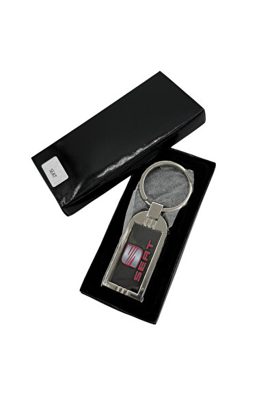 platin hediyelik Steel Keychain with Seat Logo , Steel Keychain